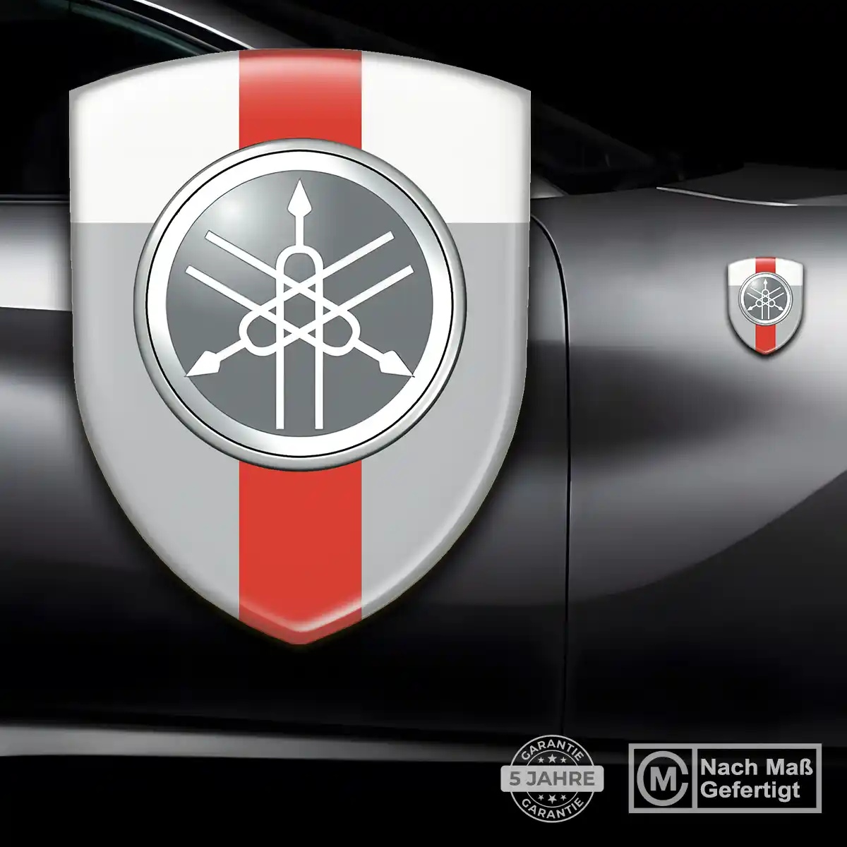 Yamaha Wappen Emblem Edles Design