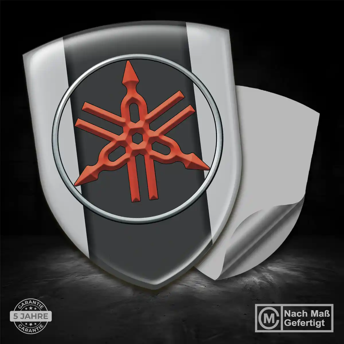 Yamaha Wappen Emblem Erstklassige Qualität