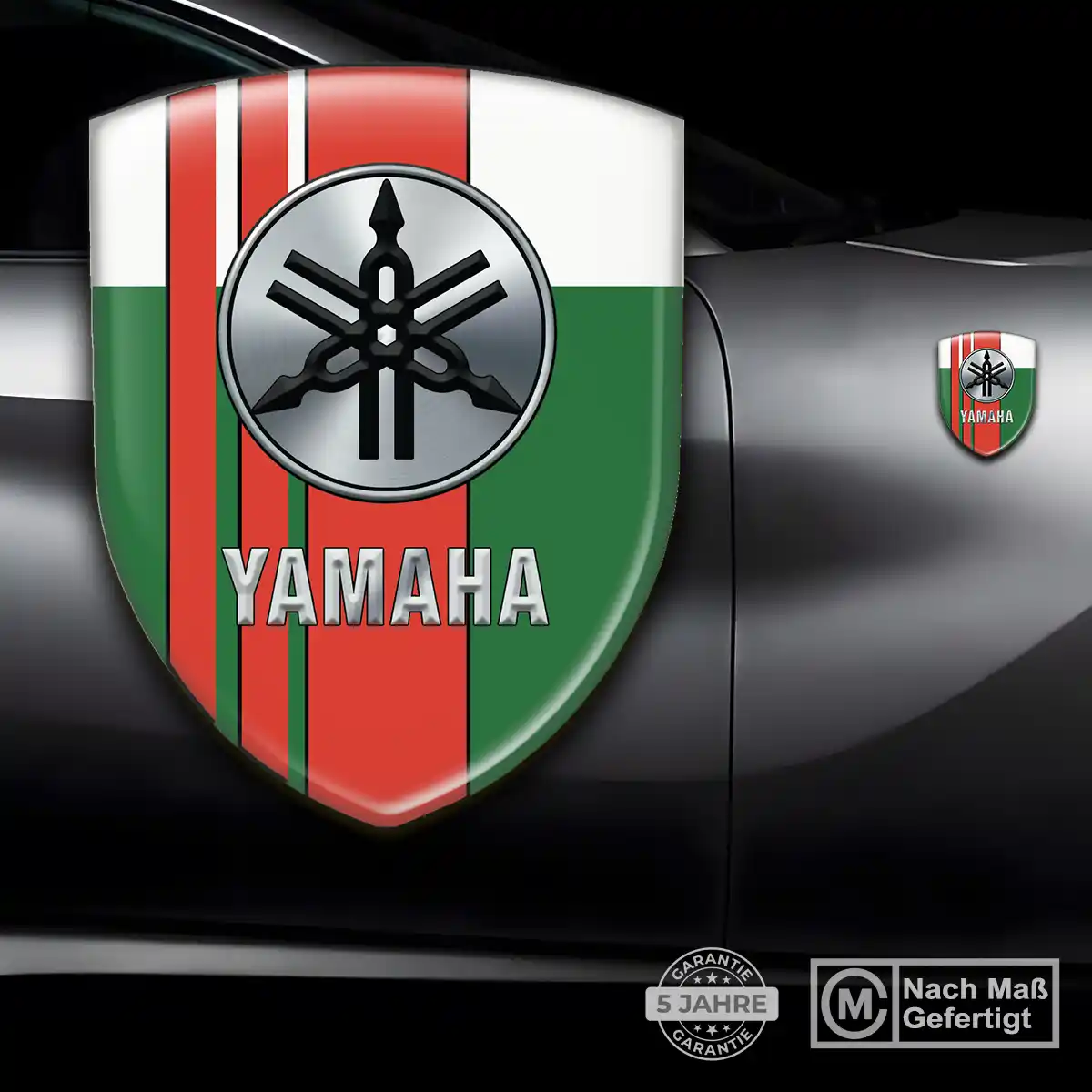 Yamaha Wappen Emblem Exterieurdesign