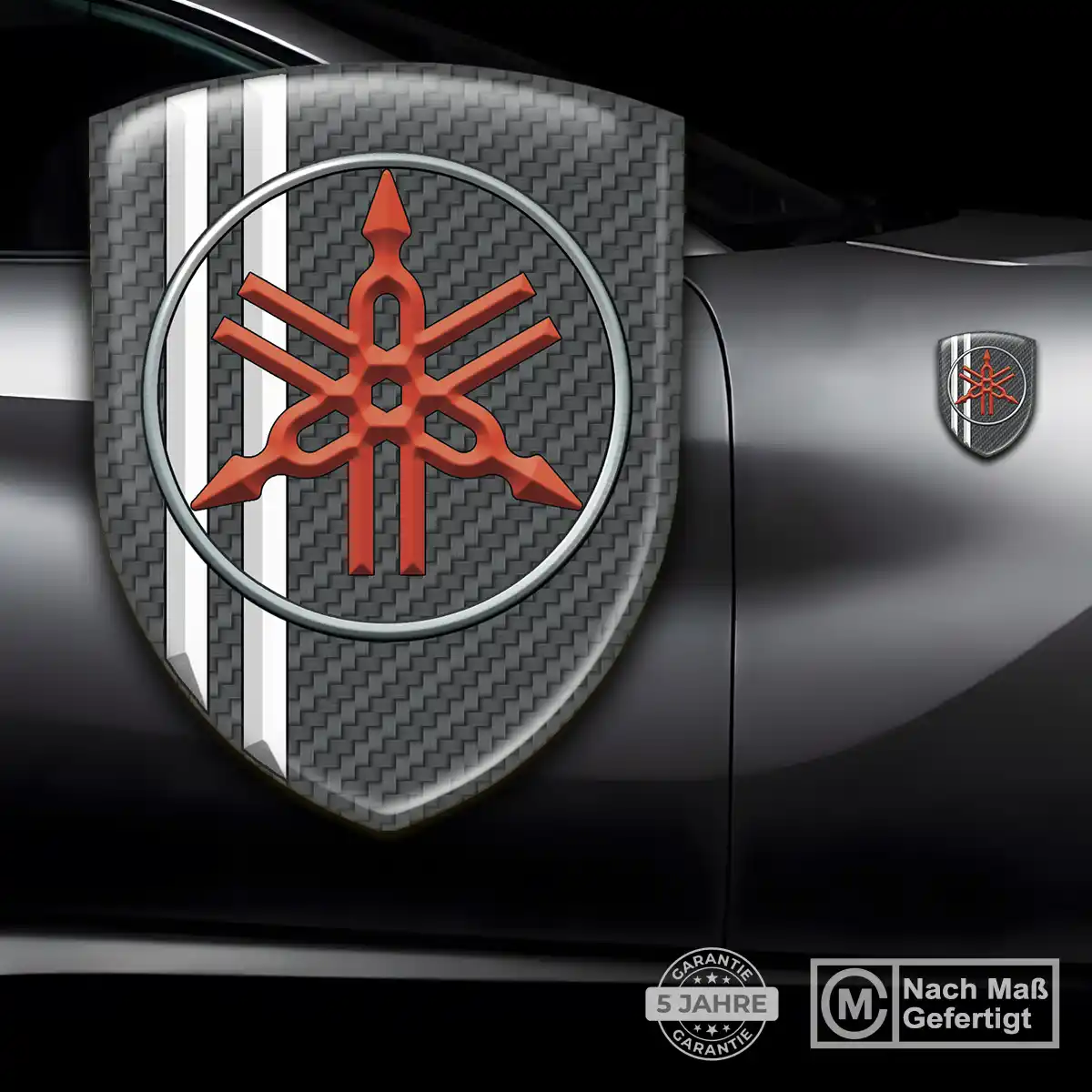 Yamaha Wappen Emblem Hohe Qualität