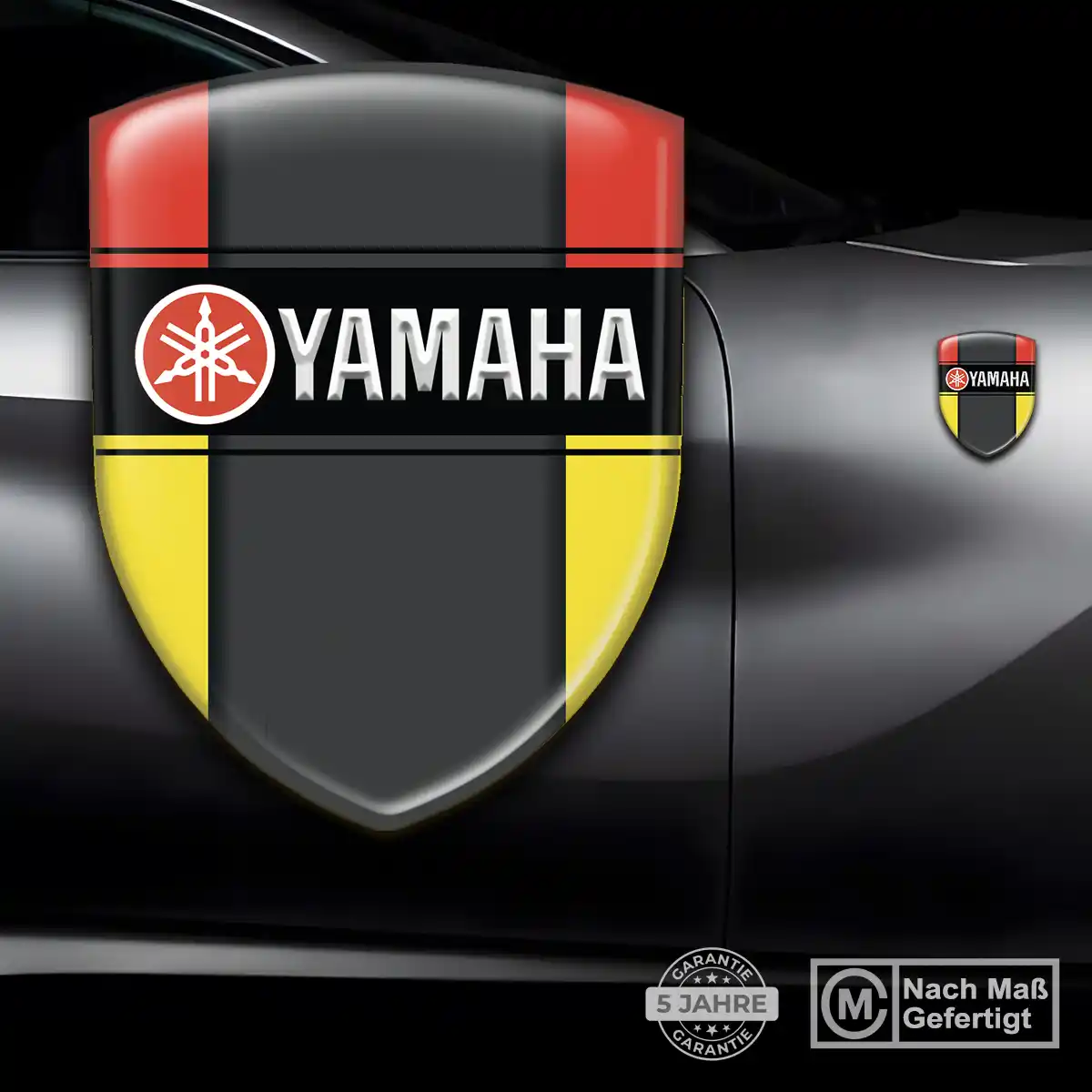 Yamaha Wappen Emblem Interieurdesign