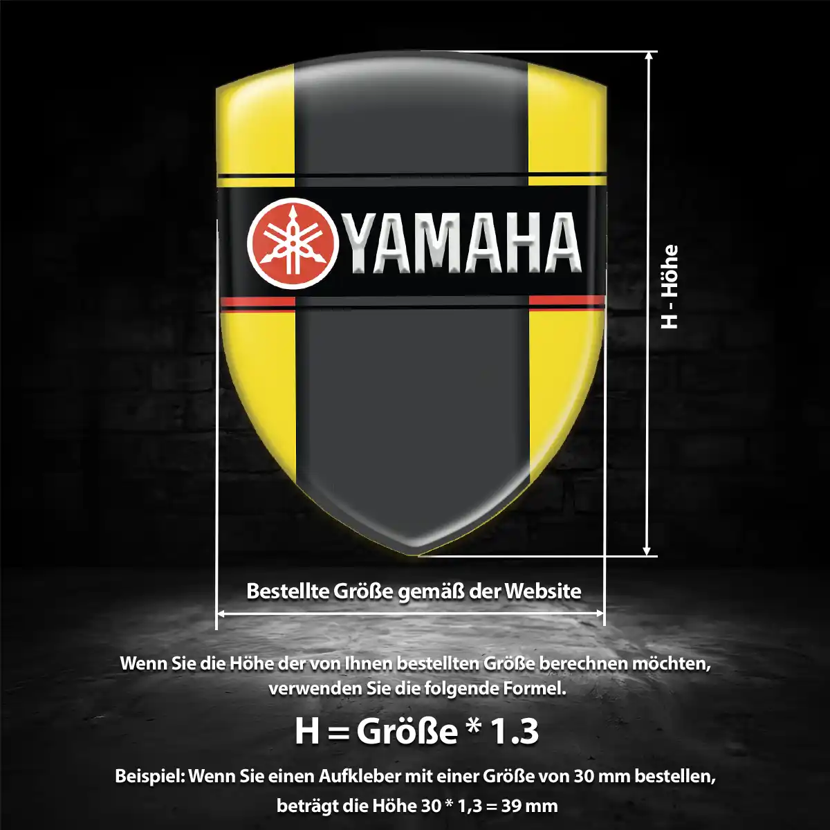 Yamaha Wappen Emblem Markenedition