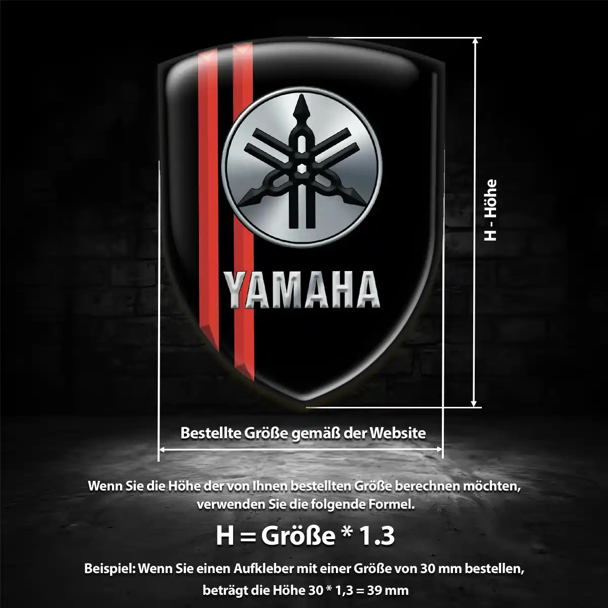 Yamaha Wappen Emblem Prestige-Edition