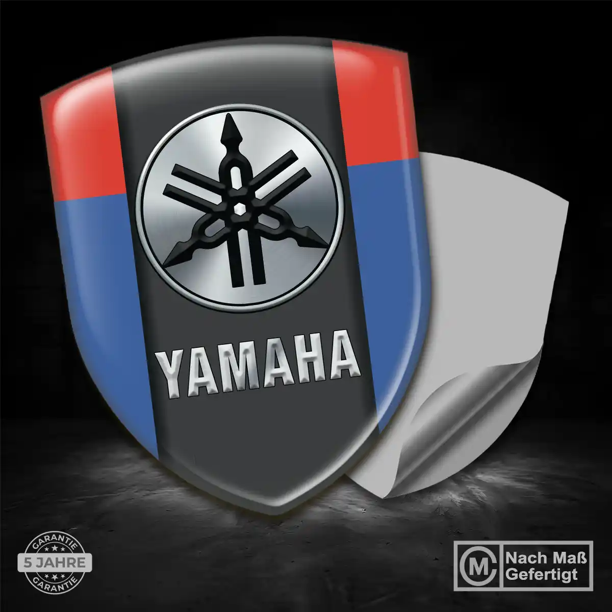 Yamaha Wappen Emblem Stilvolles Design