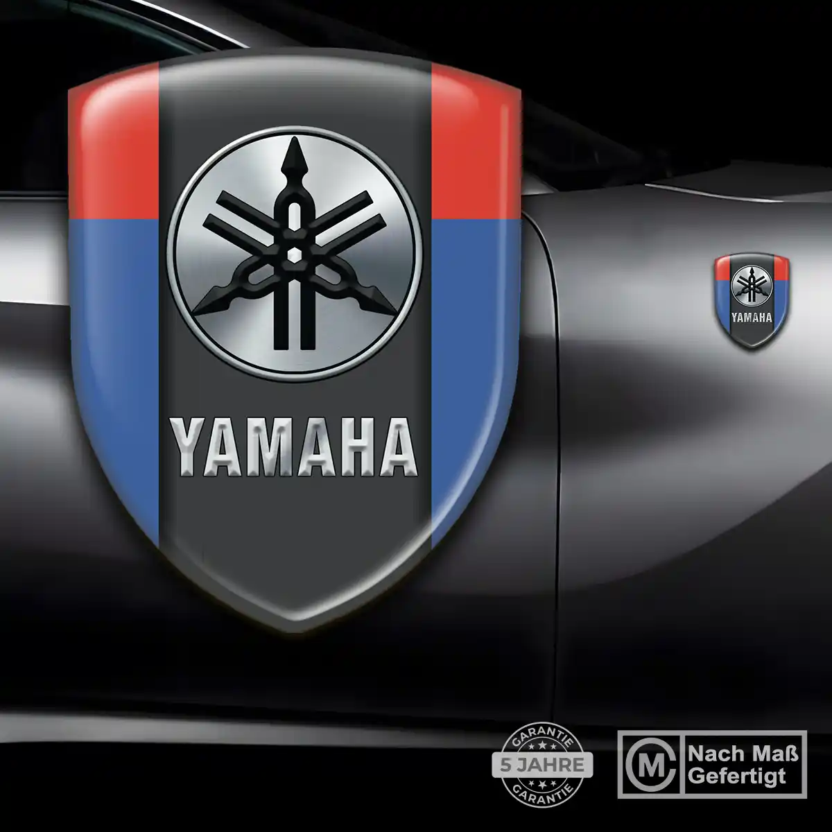 Yamaha Wappen Emblem Stilvolles Design